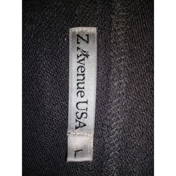 Women's large Gray. Z Avenue USA Button up. Extra-long, tunnel, collared jacket. - Picture 4 of 5